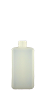 500 ml rechthoekige fles, hals B30/1, uit nat. HDPE